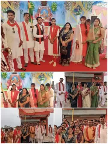 सागर जिले की तहसील मालथोन के बांदरी नगर परिषद में आयोजित 24 घंटे के जिला स्तरीय पाठ में पहुंच कर मां भगवती का आशिर्वाद