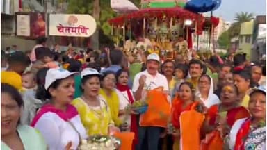 शहर में जगन्नाथ यात्रा के तीसरा दिन हजारों की संख्या में भक्त हुए शामिल