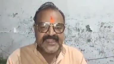 हरिद्वार: रानीपुर मोड़ पर श्री अखंड परशुराम अखाड़ा के अध्यक्ष पंडित अधीर कौशिक ने गंगा में जा रहे नालों को लेकर जताई नाराजगी