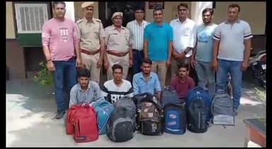 जोधपुर: GRP थाना पुलिस ने कार्रवाई करते हुए 4 युवकों को किया गिरफ्तार, अवैध शराब   बरामद
