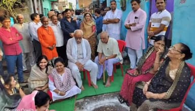 करेली: निरंजन वार्ड करेली में बनने जा रही सीसी रोड का भूमिपूजन करने पहुंचे विधायक जालम सिंह पटेल