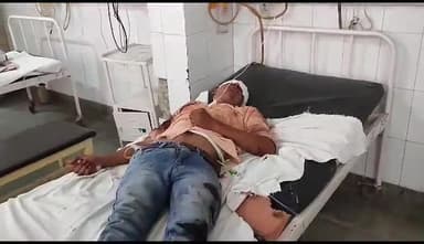 अलवर: ललावंडी गांव के समीप पिकअप की चपेट में आने से बाइक सवार एक व्यक्ति गंभीर रूप से हुआ घायल