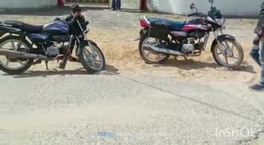 सिंगरौली: कटौली राजमिलान मुख्य सड़क मार्ग पर दो बाइक सवार आमने सामने से टकराए