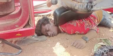 सुनहरा मोड़ पर ट्रैक्टर पलटने से एक की मौत व दो घायल घायल, जिला अस्पताल में इलाज जारी