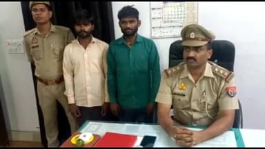 हसनपुर: भीमाठीकरी के जंगल में वन विभाग की टीम के साथ मारपीट करने वाले दो आरोपियों को पुलिस ने किया गिरफ्तार