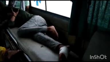 बस स्टैंड सिविल न्यायालय के सामने दो बाइकों के बीच हुई भिड़ंत, एक बाइक सवार युवक हुआ घायल