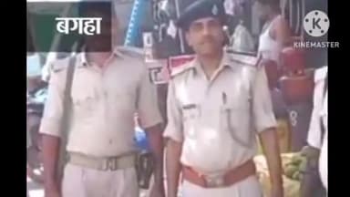 बगहा: बगहा नगर एनएच पर चलाया गया अतिक्रमण हटाओ अभियान