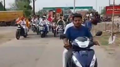 त्योंथर: मोदी सरकार के 9 वर्ष पूर्ण होने के उपलक्ष्य में बघेड़ी हनुमान मंदिर चाघाट तक निकाली गई बाइक रैली विधायक रहे उपस्थित