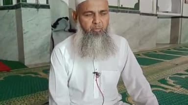 शामली: शाही जामा मस्जिद शामली के पेश इमाम ने बकरीद के त्यौहार के मद्देनजर मुस्लिम समाज के लोगों से की अपील