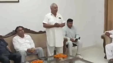 असंध: पीडब्ल्यूडी रेस्ट हाउस असंध में लोकतंत्र सुरक्षा पार्टी के कार्यकर्ताओं ने की बैठक