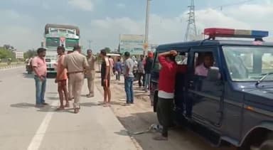 बदलापुर: मुरादपुर कोटिला फोरलेन पर टैंकर वाहन की चपेट में आने से साइकिल सवार छात्र की मौके पर दर्दनाक मौत!