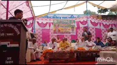 पलवल: परिवहन मंत्री मूलचंद शर्मा के सामने जनसंवाद कार्यक्रम में आई गांव थंथरी में 4 शराब के ठेके चलने की शिकायत