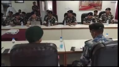 नानपारा: रूपईडीहा में इंडो नेपाल के रुपईडीहा बार्डर पर भारत व नेपाल के अधिकारियों के बीच हुई बैठक