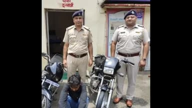 जगाधरी: पुलिस चौकी फर्क पुर की टीम ने चोरी की बाइक सहित एक आरोपी को खड्डा कॉलोनीसे किया गिरफ्तार