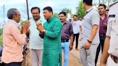 सिमरिया: रजेगांव पहुंचे पन्ना प्रभारी मंत्री रामकिशोर कावरे ने पंचायत भवन के निर्माण कार्य का किया निरीक्षण, लोगों ने किया स्वागत