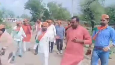 गुनौर: श्यामरडांडा पहुंचकर भाजपा गुनोर मंडल प्रभारी ने लोगों से किया संपर्क