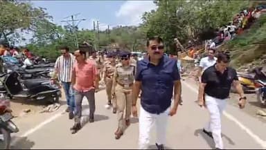 हरिद्वार: कांवड़ मेले की तैयारियों को देखते हुए एसएसपी एवं जिलाधिकारी ने हिल बाईपास रोड का किया निरीक्षण