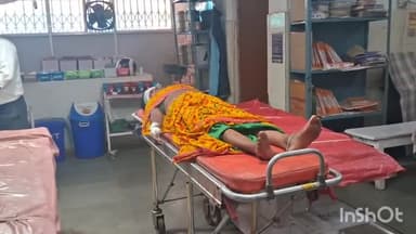 भदौंरा में मोटरसाइकिल का टायर फटने से एक महिला गिरकर हुई गंभीर रूप से घायल, जिला अस्पताल में इलाज जारी