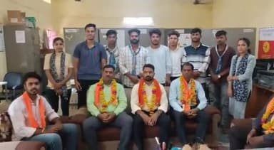 छोटीसादड़ी: राजकीय महाविद्यालय में NSUI के द्वारा मनाई गई गुरु पूर्णिमा