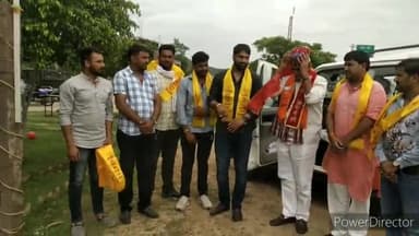 डेगाना: उपखंड क्षेत्र डेगाना के दौरे पर पहुंचे पूर्व केंद्रीय मंत्री सीआर चौधरी का पार्टी के कार्यकर्ताओं ने किया स्वागत