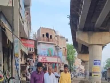 बाड़मेर: मंगलवार को बाड़मेर विधायक मेवाराम जैन ने चौहटन चौराहे पर बन रहे ओवरब्रिज का किया निरीक्षण