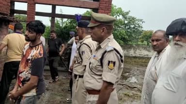 जगाधरी: गांव खारवन  के रहने वाले भूतपूर्व सैनिक 80 वर्षीय करनैल सिंह के अंतिम संस्कार में सीआरपीएफ के जवानों ने लिया भाग