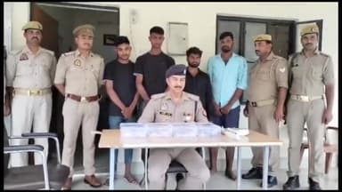 मुगलसराय: धानापुर पुलिस ने सितापोखरी के पास से ₹89770 नगदी व लाखो की ज्वेलरी के साथ 4 शातिर चोर किया गिरफ्तार