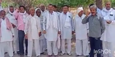 खाजूवाला: भारतीय किसान संघ ने मुख्यमंत्री के नाम का ज्ञापन खाजूवाला एसडीएम को सौंपा।