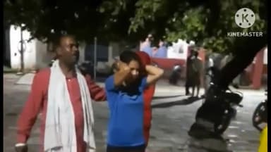 मौदहा: कोतवाली के रगौल रेलवे स्टेशन में  दो पक्षों में हुआ विवाद मौदाहा पुलिस से नही मिली राहत एक पक्ष निराश लौटा