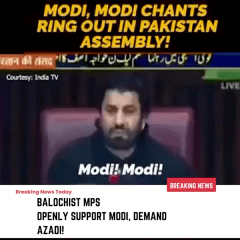 Unprecedented Scenes in Pakistan Assembly as Baluchistan MPs Chant #ModiModi Demanding Azadi! 🇵🇰🗣️ #Baluchistan #Pakistan