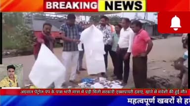 हटा अग्रवाल पेट्रोल पंप के पास अज्ञात लोगों ने फेंकी  एक्सपायरी दवाई । दवाई खाने से एक मवेशी की मौत
#hatta damoh mp