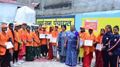 रायसेन: पर्यटन स्थल सुनारी सलामतपुर में मध्यप्रदेश पर्यटन बोर्ड की टीम ने निरीक्षण के साथ ही महिलाओं को दिए प्रमाण पत्र