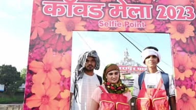 हरिद्वार: एसएसपी हरिद्वार अजय सिंह ने कावड़ यात्रियों के पलों को यादगार बनाने के लिए की हर की पौड़ी पर आकर्षक पहल