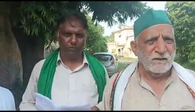 भारतीय किसान यूनियन के सौदान सिंह ब राजेश सक्सेना सतीश साहू राशिद अब्बासी