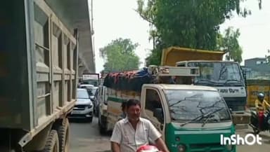 मोदीनगर: मोटा में लगा भयंकर जाम, वाहनों को आने-जाने में करना पड़ रहा दिक्कतों का सामना