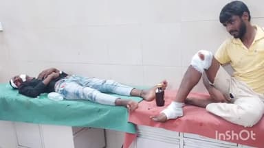 महसी: मुकेरिया चक के पास बाइक के सामने कुत्ता आने के कारण हुआ हादसा, बाइक सवार दो लोग हुए गंभीर घायल