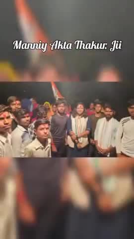 कुंडम क्षेत्र में अपनों के साथ। #EktaThakur #Sihoravidhansabha102 #Sihora #Kundam #india #mp