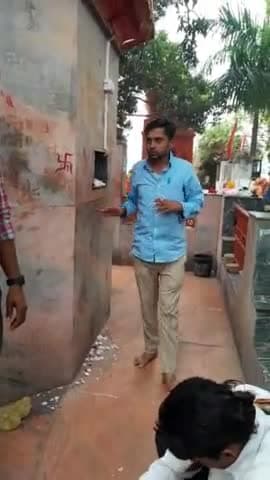 प्रसिद्ध मंदिर #संकटा महारानी मंदिर में #जिला इटावा के अंदर #दर्शन करते हुए