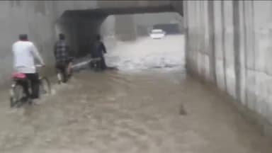 जगाधरी: यमुना गली के पास बने अंडरपास में घुसा पानी, लोगों को हो रही भारी परेशानी