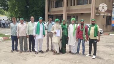 फिरोज़ाबाद: भारतीय किसान यूनियन टिकैत से कई पदाधिकारी दबरई स्थित डीएम कार्यालय पहुँचे, क्षेत्रीय समस्याओं को लेकर दिया ज्ञापन