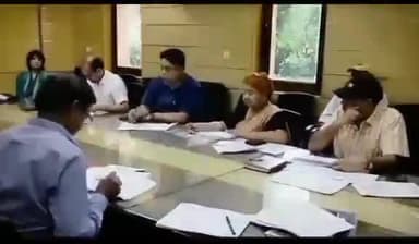 आमेर: स्कूल शासन सचिव नवीन जैन ने सचिवालय में बजट घोषणाओं को लेकर की बैठक