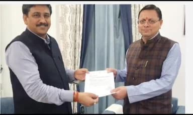 देवाल: विनायकधाार- कस्बीनगर मोटर सड़क का शीघ्र होगा निर्माण, BJP के मीडिया प्रभारी सतीश लखेडा ने देहरादून में CM से की मुलाकात