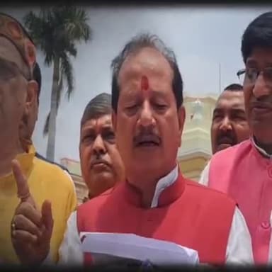 Vijay Kumar Sinha ने कहा Tejashwi yadav को मंत्री रहने का कोई अधिकार नही है