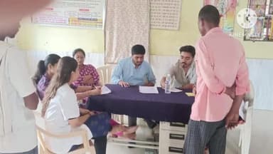 समुद्रपूर: कवठा ( किन्ही ) येथे आयोजित केलेल्या सर्वरोग आरोग्य तपासणी शिबिराला उत्स्फूर्त प्रतिसाद