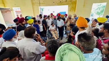 ਖਰੜ: ਪੈਰ 'ਤੇ ਸੱਟ ਵੱਜਣ ਦੇ ਬਾਵਜੂਦ ਵੀ ਕੈਬਨਿਟ ਮੰਤਰੀ ਅਨਮੋਲ ਗਗਨ ਮਾਨ ਨੇ ਖਰੜ ਵਿਖੇ ਲੋਕਾਂ ਦੀਆਂ ਸੁਣੀਆਂ ਮੁਸ਼ਕਲਾਂ