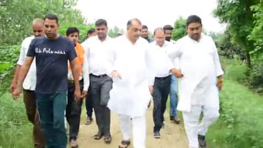 रामपुर: शहर विधायक आकाश सक्सेना ने सिंचाई विभाग के अफसरों को संभावित बाढ़ से बचाव के दिए निर्देश