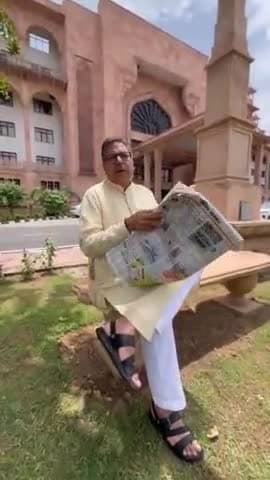 आमेर: सीएम अशोक गहलोत पर आमेर विधायक और उप नेता प्रतिपक्ष सतीश पूनिया ने बोला हमला