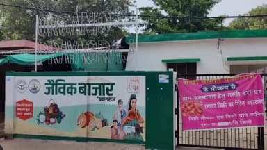 प्रयागराज: मुंडेरा सब्जी मंडी परिसर में यूपी का पहला संगठन से जैविक बाजार बनकर तैयार, 1अगस्त को  उद्घाटन