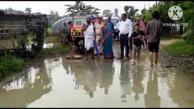 कुरसाकांटा: सौरगांव व रहटमीना के अति बाढ़ प्रभावित क्षेत्रों का पदाधिकारी द्वारा किया गया निरीक्षण