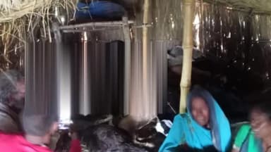 मिर्ज़ापुर: शिवपुर गांव में बीती रात 2:30 बजे गिरी आकाशीय बिजली, मड़हे में बंधी 24 बकरियों की हुई मौत